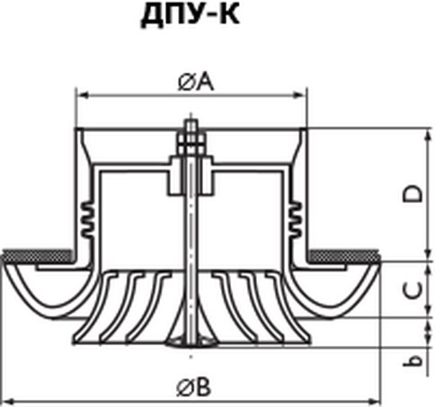 Пластиковый диффузор ДПУ-К Арктос веерный