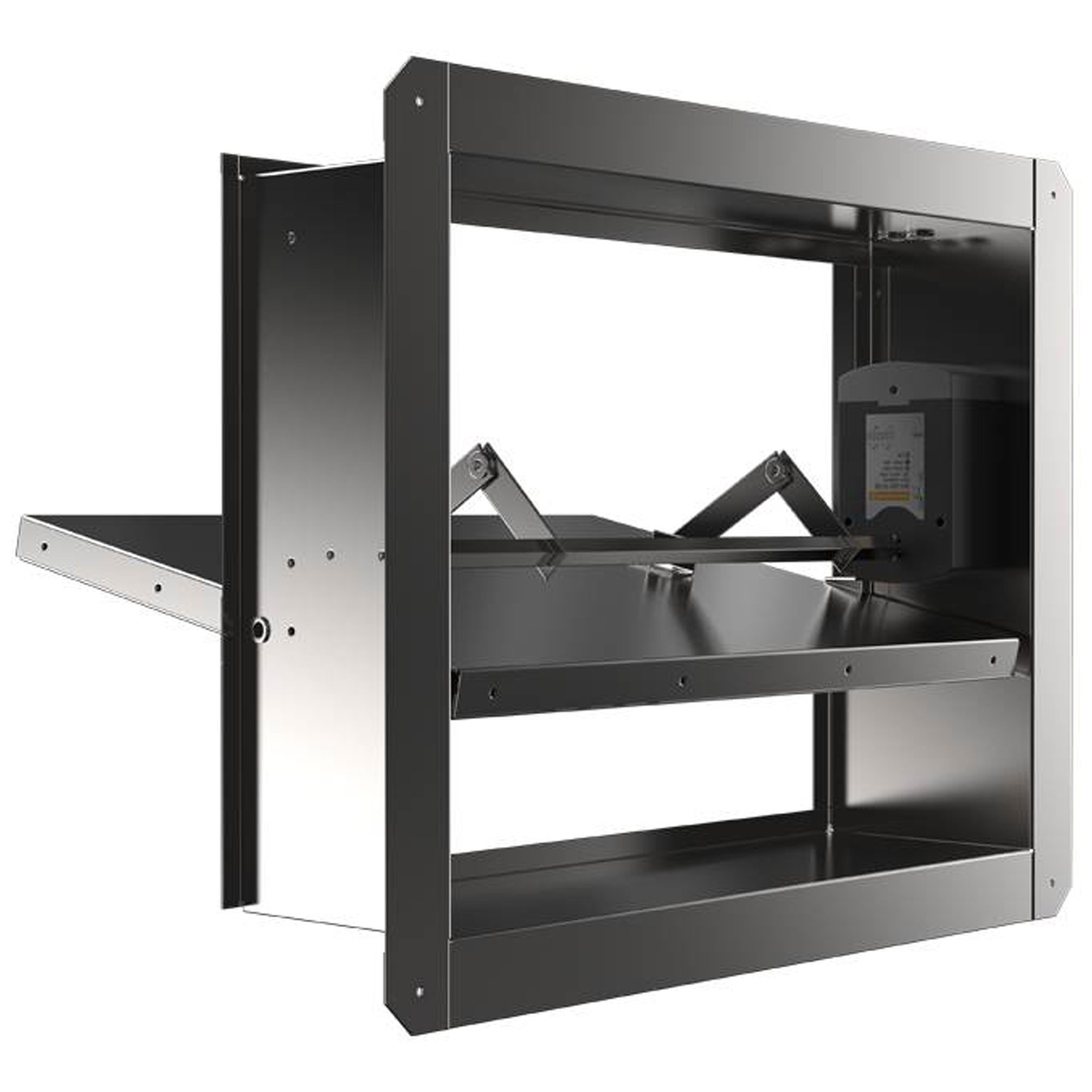 Клапан противопожарный SHUFT SHFDO-60-O-100_100-EM230-0-0-0-0, 100×100 мм, EI 60