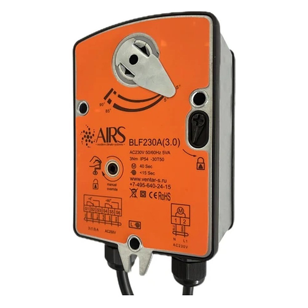 Электропривод AIRS BLF230A(3.0)-T Электропривод AIRS BLF230A(3.0)-T