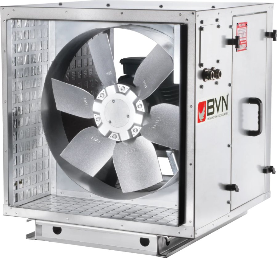 Шумоизолированный канальный осевой вентилятор дымоудаления ARMO-C 1250/5